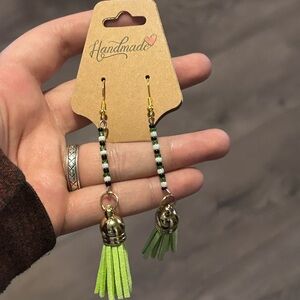 Beetlejuice inspired earrings